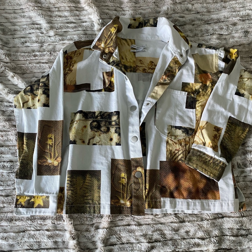 Urban Outfitters denim printed jacket